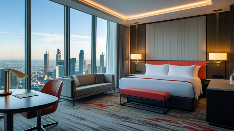 Современный номер в отеле