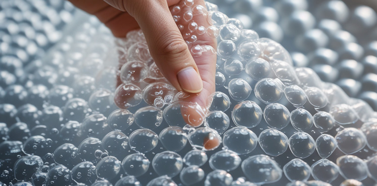 Трехслойная пузырчатая пленка