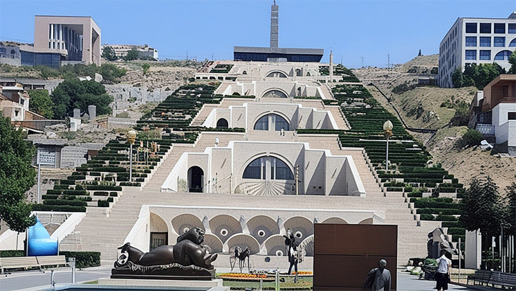 Каскад в Ереване