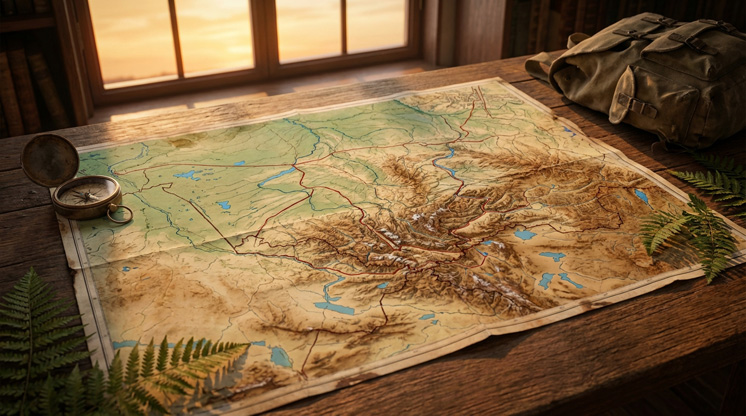 Карта маршрута от Белокурихи к Санкт-Петербургу